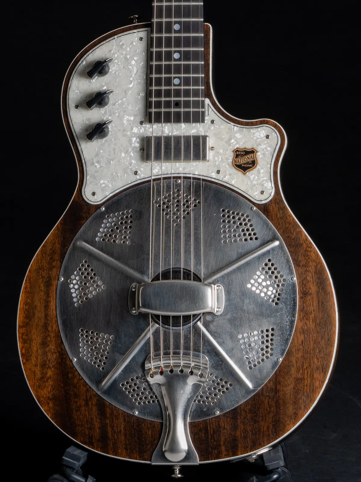 National Resolectric body front with resonator cone