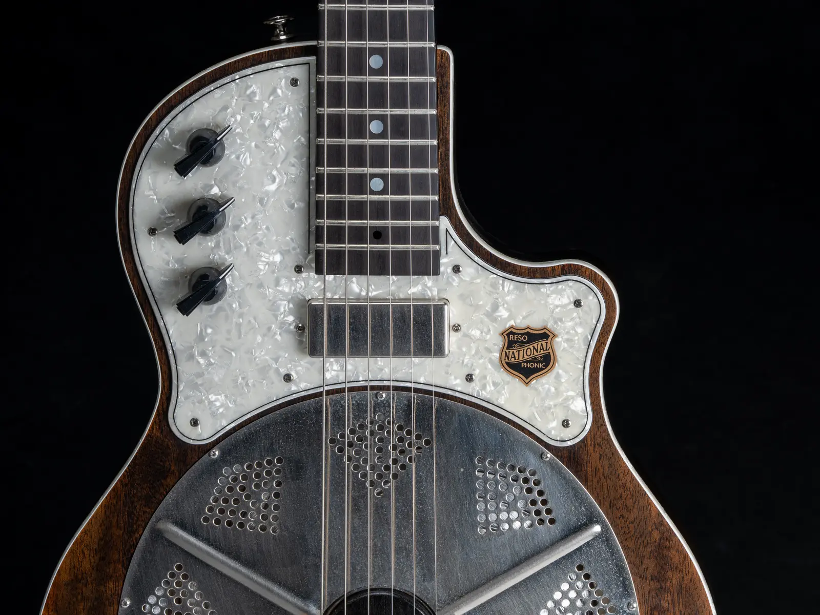 National Resolectric upper body pickguard and controls