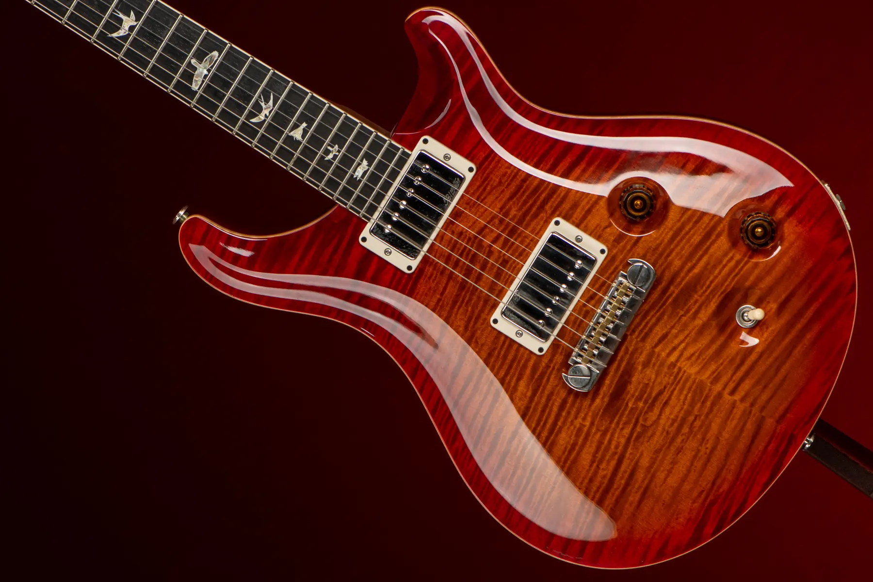 PRS McCarty three-quarter body with bird inlays
